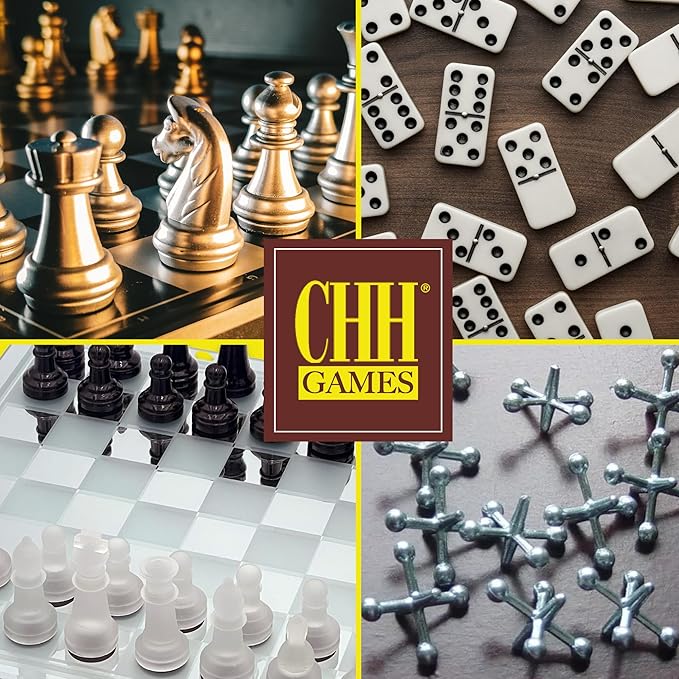 Avant-Garde Black Frosted Glass Chess Set with Mirror Board
