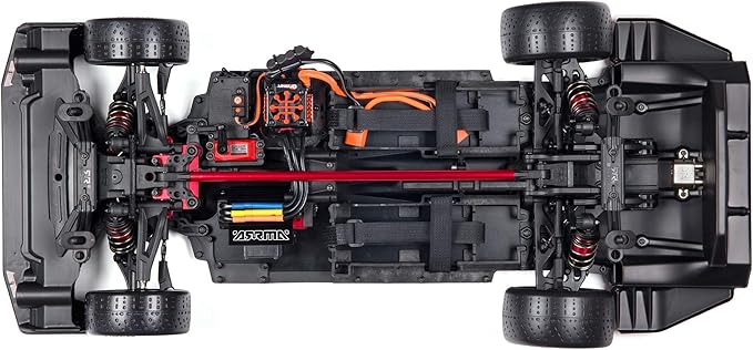 ARRMA 1/7 Felony 6S BLX Street Bash All-Road Muscle Car RTR (Ready-to-Run Transmitter and Receiver Included Batteries and Charger Required) Orange ARA7617V2T2