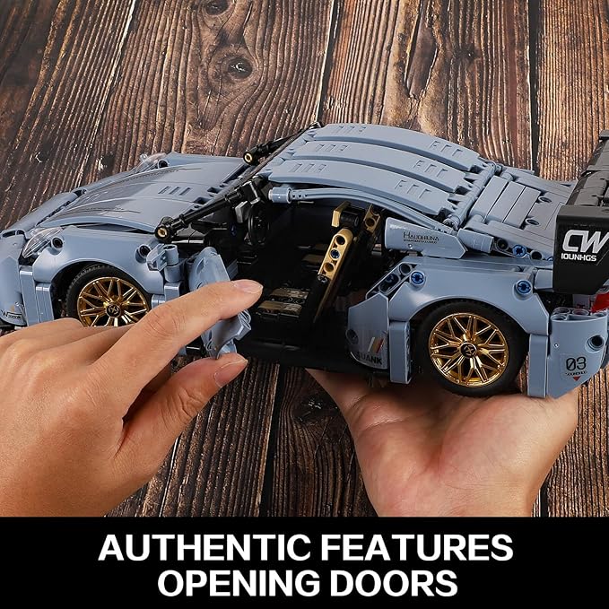 Sports Race Car Building Set Kit for Boys &amp Adults 1:14 MOC Toys Racing Model Car Kits Birthday Gift for Boys Kids Age 8-14 12-16