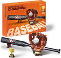 Baseball Building Kit for Adults 1021 PCS – Sports Display Model with Bat Glove Ball &amp Trophy Creative Building Toy for Men Teens &amp Fans Unique Gift Idea &amp Home Office Display Décor