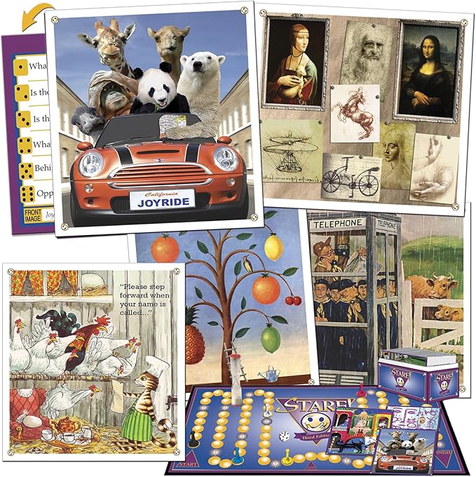 Stare - Fun Game of Visual Recall Where Quirky Image Cards Challenge Players' Minds – Classic for Adult &amp Family Game Night