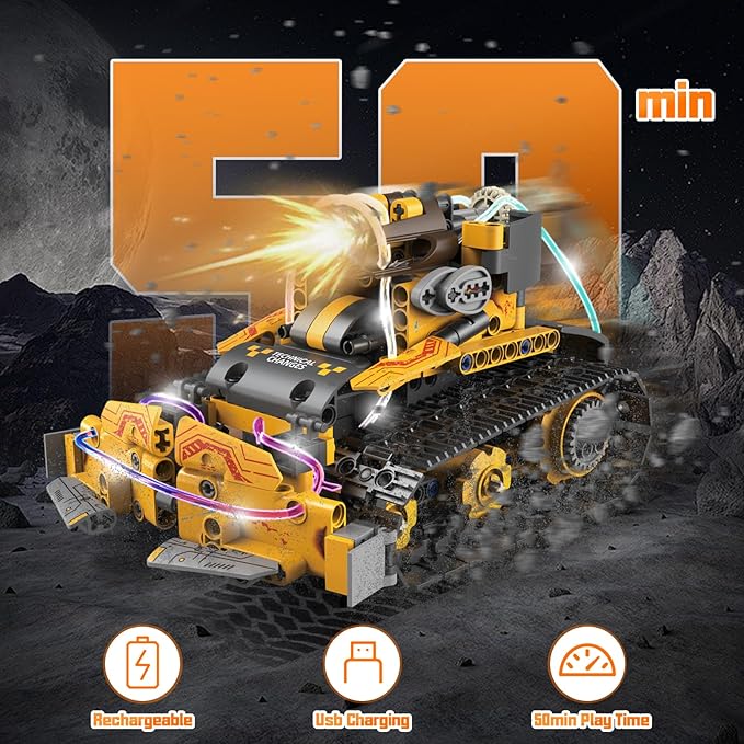 STEM Robot Building Kit for Kids – 5-in-1 Remote &amp App-Controlled Wall Robotics Set Engineering Coding Robot Toys Birthday Gifts for Boys &amp Girls Ages 6-12+ (673 PCS)