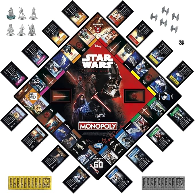 Dark Side Edition Board Game for Families and Kids Ages 8+ Gift Family Game Night