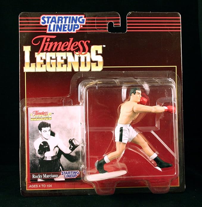 ROCKY MARCIANO / BOXING 1996 Timeless Legends Kenner Starting Lineup &amp Exclusive Collector Trading Card