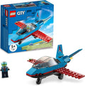 LEGO City Great Vehicles Stunt Plane 60323 Jet Airplane Toy 2022 Building Set Gifts for Kids Boys and Girls 5 Plus Years Old with Pilot Minifigure