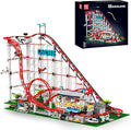 Mould King Roller Coaster Building Set Large Amusement Park Coaster Model Kit with Motors Creative Gift for Adults Engineering STEM Toy for Teens (3646 PCS)