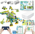 makerzoid Coding Robot Toy for Kids 6+ 100+ in 1 APP Control Robots Building Toys Programmable Scratch Coding Kit with 23 Video CoursesBirthday Toy for Kids (370 Blocks)