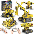 5 in 1 STEM RC Robot Building Kit 555 PCS APP &amp Remote Control Robot Toys for Kids Age 6 7 8 9 10 11 12+ Engineering Science Coding Robotic Toys Birthday Gifts for Boys &amp Girls