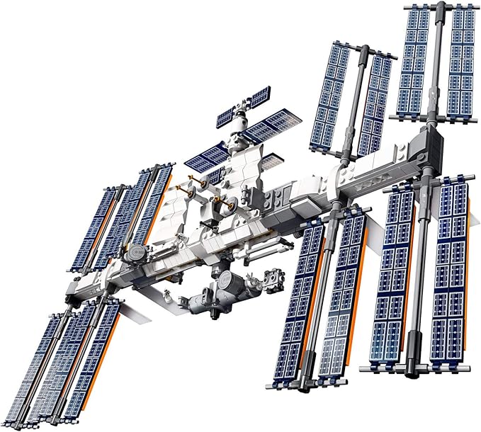 LEGO Ideas International Space Station 21321 Building Kit Adult Set for Display Makes a Great Birthday Present (864 Pieces)
