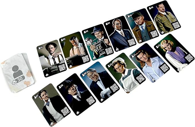 Chronicles of Crime Noir Board Game EXPANSION - Dive into a Noir Detective Adventure! Cooperative Mystery Game for Kids and Adults Ages 14+ 1-4 Players 60-90 Min Playtime Made by Lucky Duck Games