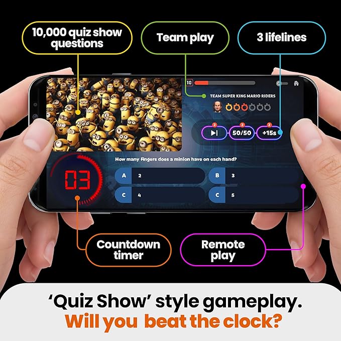 Outsmarted Ultimate Edition - 10 Exciting Bonus Categories | Kids Teens &amp Adults | Next-Level Game Night for Family &amp Friends | 2–24 Players | Age 8+ | 10000+ Questions | 2026 Edition