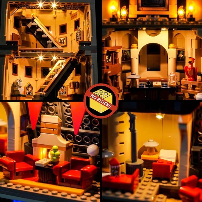 BrickBling LED Lights Only Compatible with Lego Castle: The Main Tower 76454 - Not Come with Model (RC Version Light)