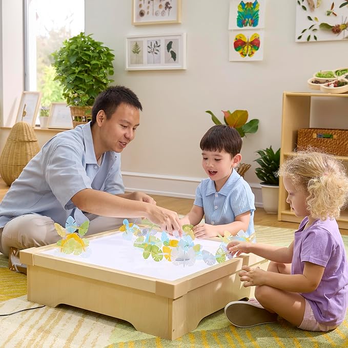 Guidecraft Interlox Leaves - 96 Piece Set: Construction Toy - Creativity and Educational Building Toys for Children