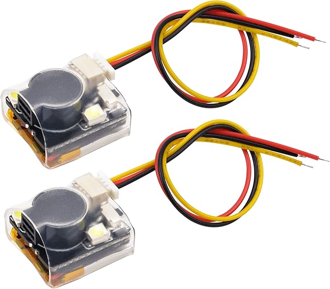 FPV Finder Buzzer 110dB Super Loud Alarm RC Signal Loss Tracker Dual LED Lights for FPV Racing RC Drone Airplane