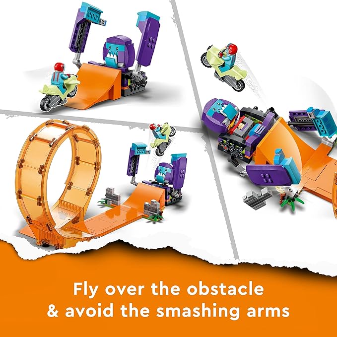 Lego City Stuntz Smashing Chimpanzee Stunt Loop 60338 Building Toy Set for Boys Girls and Kids Ages 7+ (226 Pieces)