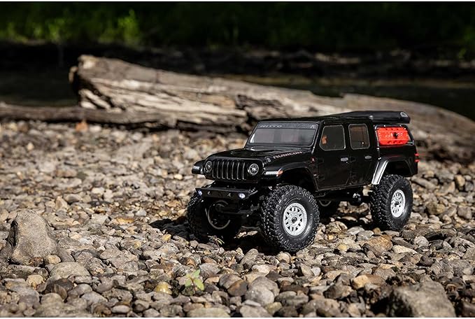 Axial RC Truck SCX24 Jeep Gladiator 4 Wheel Drive Rock Crawler Brushed RTR (Nothing Needed to Complete Ready-to-Run) Black AXI00005V2T5 Remote Control Car RC Car RC Crawler