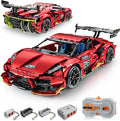 Remote Control Super Car Building Kits 1835PCS Technique Plated Race Car Building Set for Adults Men Teens - with 5 Fast Motors Electric Height Adjustment &amp Drift Spin Wheels
