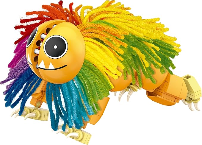 Brickcraft Poppy Playtime Chapter 4 Yarnaby Building Set with Real Yarn 268 Piece Fully Posable Creature Action Figure Collectible Horror Game Building Toys Gift for Boys &amp Girls Ages 8 and Up