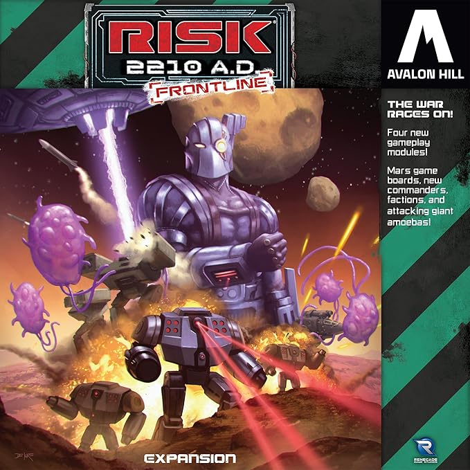 Renegade Game Studios Risk 2210 A.D. Frontline Expansion - Mars Strategy Game with Asymmetric Factions