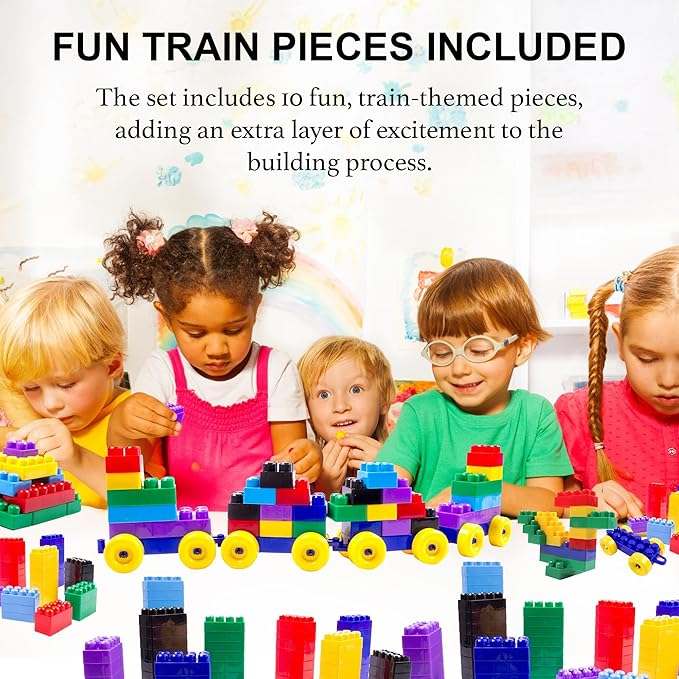 Dimple Building Blocks for Toddler (300 Pcs) Stacking Toys &amp Puzzle Games for Learning and STEM Fun Montessori Toys Educational Baby Blocks Age 3+ Toddler Boy &amp Girl Birthday for Kids
