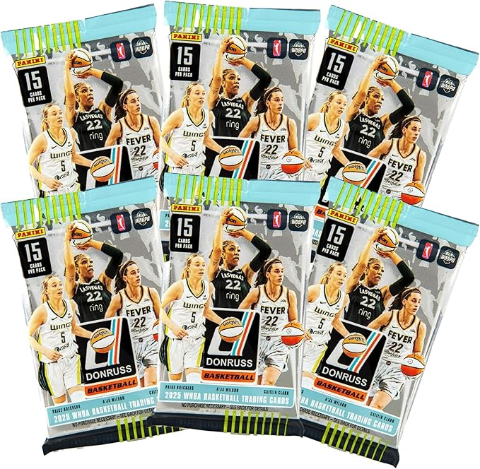2024–25 Panini Donruss WNBA Basketball Blaster Box – Official Trading Cards – Includes Rookie Cards Inserts &amp Parallels – Sealed Retail Box