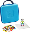 Plus Plus Building Set with Travel Case 3D Open Ended Stem Toy for Kids 100 Mini Interlocking Pieces 1 Baseplate - Basic Mix