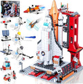 Space Exploration Shuttle Toys for 6 7 8 9 10 11 12 Year Old Kids Girls Boys 12-in-1 STEM Projects Rocket Building Toy Kit with 3 Astronauts Airplane Rocket Set Gift idea for Ages 6 + 885 Pcs