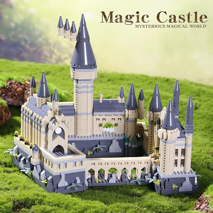 2680PCS Harry Pot Magic Castle Micro mini Building Blocks Toys SetsCreative Ideals Hog Tower Building Sets Best Gift for 14+ Boys Girls or Adults
