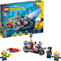 LEGO Minions Unstoppable Bike Chase (75549) Minions Toy Building Kit with Bob Stuart and Gru Minion Figures Makes a Great Birthday Present for Minions Fans (136 Pieces)