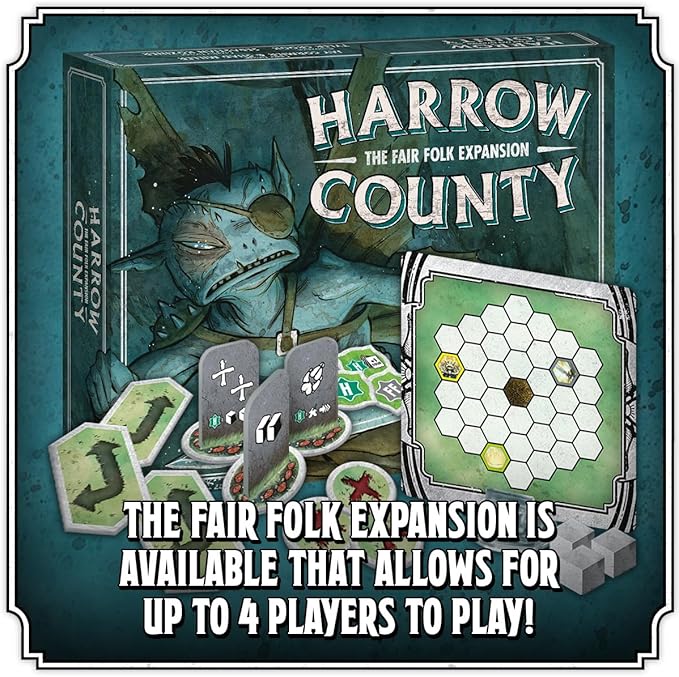 Harrow County: The Game of Gothic Conflict | Asymmetric Horror Strategy Board Game | 1–3 Players (Solo Mode Included) | Ages 14+ | Spooky Halloween Board Game by Off The Page Games