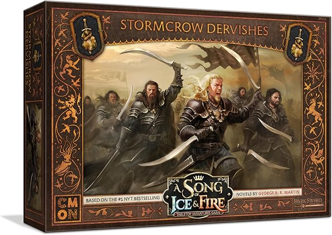 CMON A Song of Ice and Fire Tabletop Miniatures Stormcrow Dervishes Unit Box | Strategy Game for Teens and Adults | Ages 14+ | 2+ Players | Average Playtime 45-60 Minutes | Made by