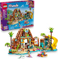 LEGO Friends Family Vacation Beach Resort Pretend Play Building Toy - Adventure Storytelling Playset with Dolphin Toys and Sea Turtles - Creative Birthday Gift Idea for Girls &amp Boys 8+ - 42673