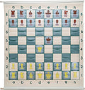 WE Games Standard Chess Teaching Demonstration Board - 27 in. with Chess Pieces Included Portable Chess Club &amp Tournament Chess Set Training Perfect Chess Set for Beginners and Adults