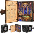 DIY Dollhouse Book Nook Kit with LED Light for Teens and Adults (Magic Admissions Guide)