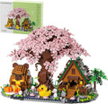 Capybara Cherry Blossom Bonsai Tree House Building Sets for Adults &amp Kids - 2280PCS Micro Mini Blocks Artificial Flower for Desk Office Home Decor DIY Arts &amp Crafts Kits Ages 8+ Girls &am