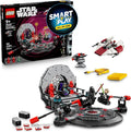 LEGO Star Wars SMART Play: Throne Room Duel &amp A-Wing Interactive Building Toy - All-in-One Set - Reacts to How You Move and Play with a SMART Brick - Gift for Boys Girls and Kids Ages 9+ - 75427