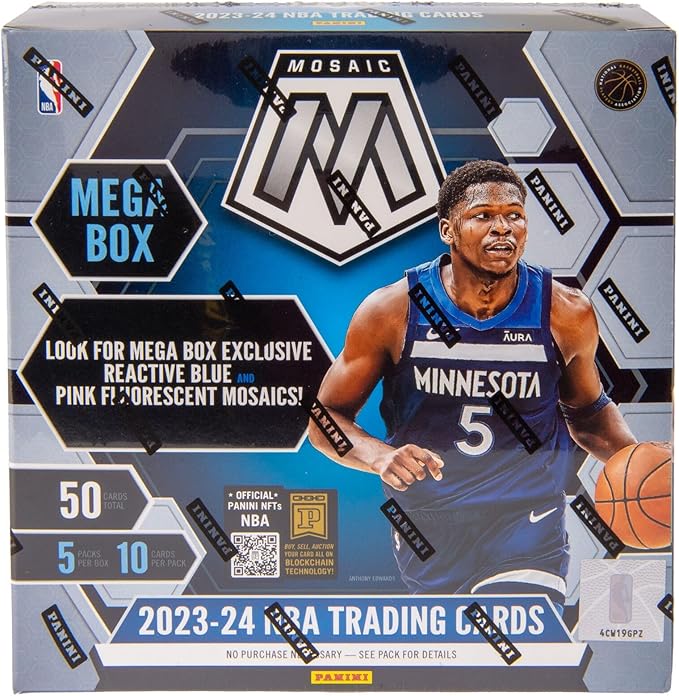 2023-24 Panini Mosaic Basketball Trading Cards Mega Box