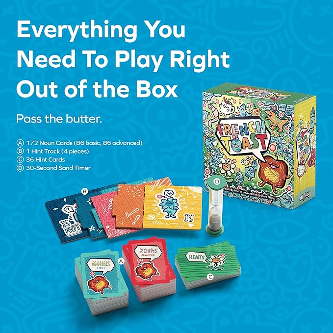 Allplay French Toast Board Game - Card Game