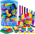 Dimple Building Blocks for Toddler (300 Pcs) Stacking Toys &amp Puzzle Games for Learning and STEM Fun Montessori Toys Educational Baby Blocks Age 3+ Toddler Boy &amp Girl Birthday for Kids