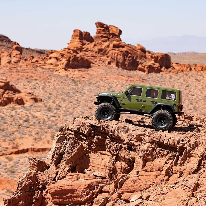 Axial RC Truck 1/6 SCX6 Jeep JLU Wrangler 4WD Rock Crawler RTR (Batteries and Charger Not Included): Green AXI05000T1