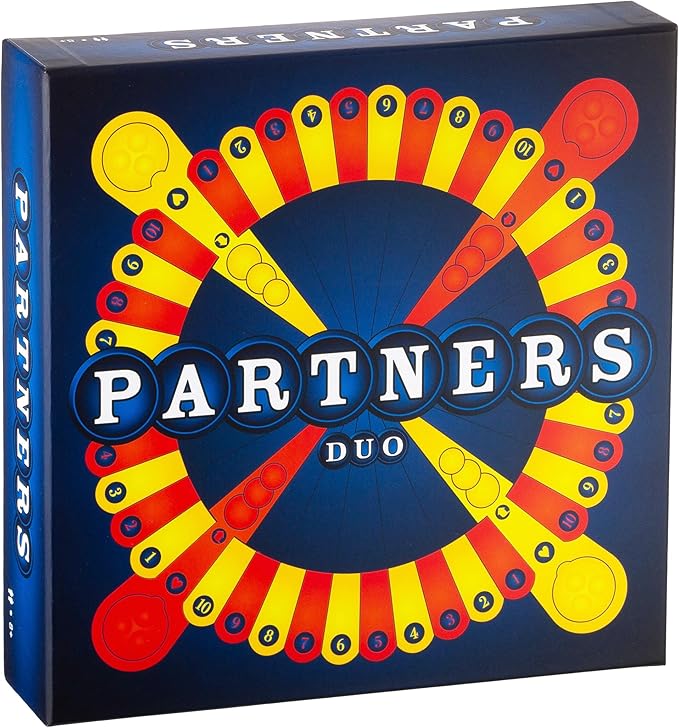 PARTNERS Duo | 1st USA Edition | A 1vs1 Strategy Game | Perfect 2 Player Board Game for Game Night with Friends Family Adults Significant Others Teens All Ages