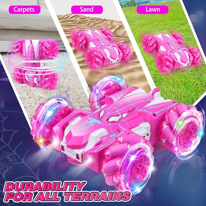 Dolanus Spider Remote Control Car RC Cars Kids Toys Girls 3-5 Toys for Ages 8-13 Gifts for 3 4 5 6 7 8 10 12 Year Old Girls Kids Toddlers Birthday