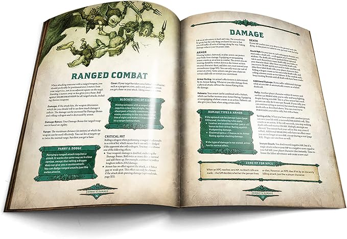 Free League Publishing Dragonbane: Mirth &amp Mayhem Roleplaying Game Core Set Includes Dice Rulebook Adventures Map and More RPG Tabletop Board Game for Adults Family Teens 13+