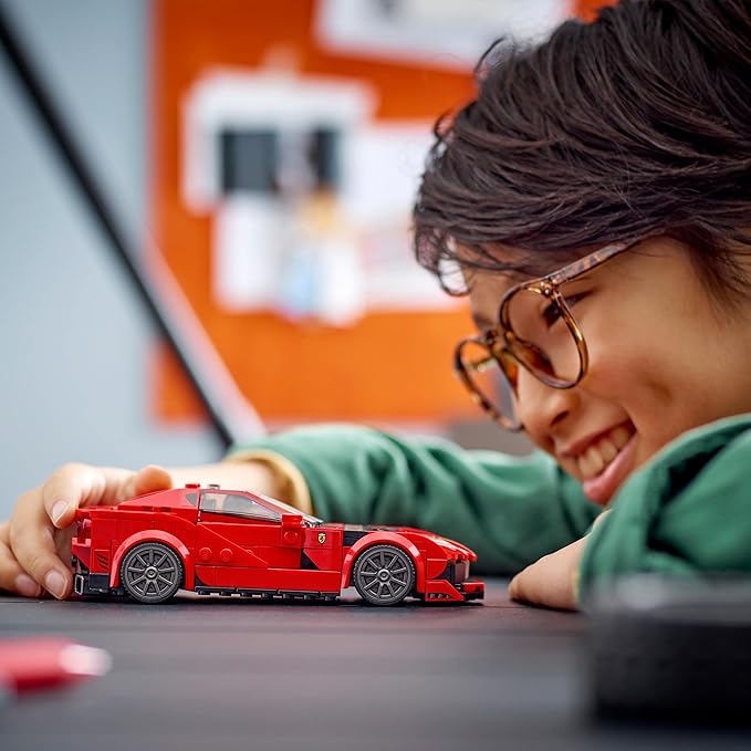 Speed Champion Ferrari 812 Competizione 76914 Toy Blocks Present Racing Car Vehicle Glue Boys Ages 9 and Up