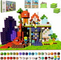 Magetic blocks-200pcs Magnetic Building Blocks Toys Set Magnetic Toys for Boys Girls Kids Ages 3 4 5 6 7 8Magnet STEM Games Christmas Birthday Gifts for Kids. (Mine Car Theme)