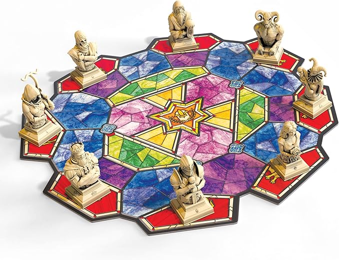 ENTHRONE – Abstract Deduction Strategy Game for 2 Players by Smirk &amp Dagger | Ages 10+ | 20–30 Min Playtime