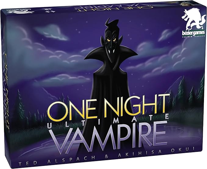 One Night Ultimate Vampire by Bezier Games | Ages 8+ | 3-10 Players | Scary Fun Party Game for Kids &amp Families | Fast-Paced Gameplay | Engaging Social Deduction | Hidden Roles &amp Bluffing
