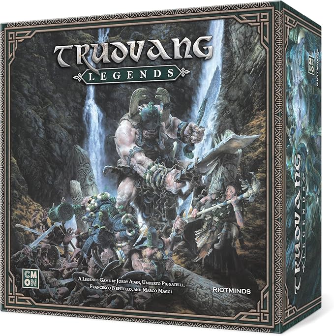 Trudvang Legends Board Game | Tabletop Miniatures Strategy Game | Cooperative Fantasy Adventure Game for Adults and Teens | Ages 14+ | 1-4 Players | Average Playtime 120 Minutes | Made by CMON