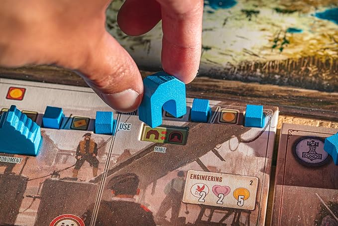 Stonemaier Games: Scythe (Base Game) by Jamey Stegmaier | an Engine-Building Area Control Strategy Board Game with Mechs Set in Dieselpunk 1920+ Europe for Adults and Family | 1-5 Players 115 Mins