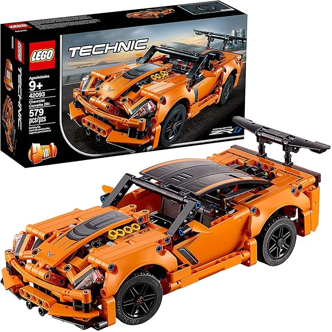 Technic Chevrolet Corvette Zr1 Replica 2 in 1 Collectible Car Model Advanced Construction Set